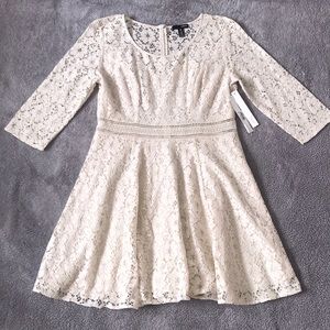 Cream Spring Dress